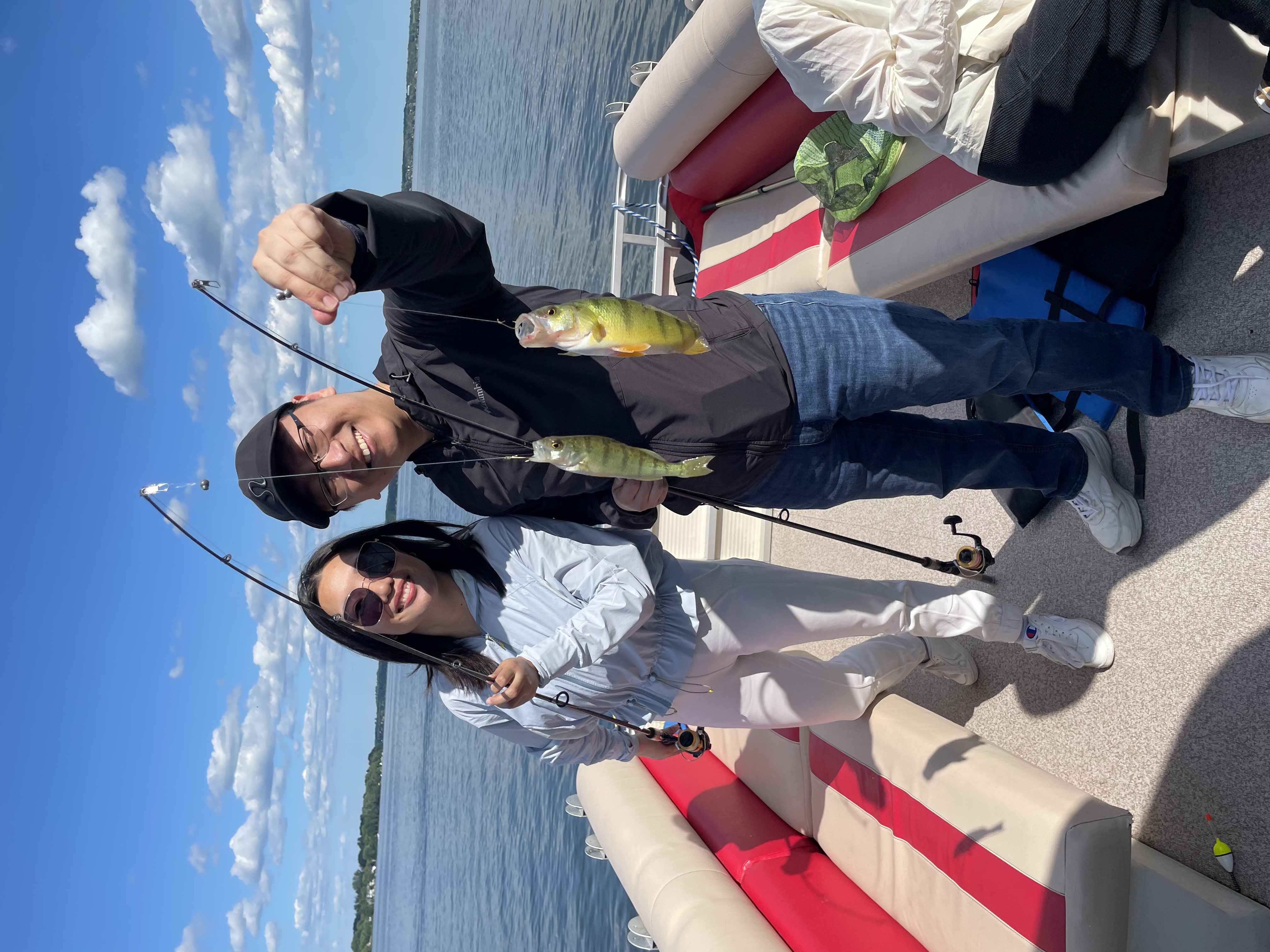 Fishing on Lake Scugog